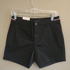 NWT Tommy Hilfiger Black Shorts with Red and White Trim